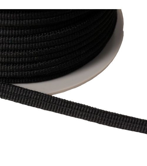 Double 9mm black cord per meter