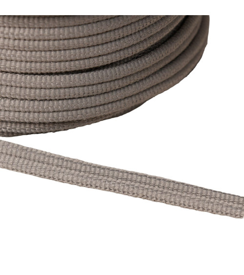 Double cord 9mm gray by the meter