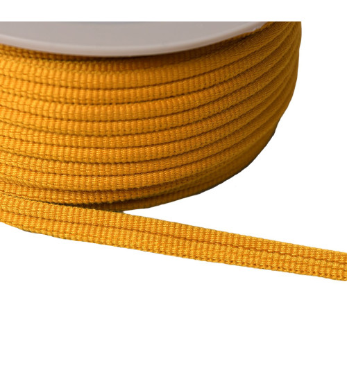 Double cord 9mm mustard yellow by the meter