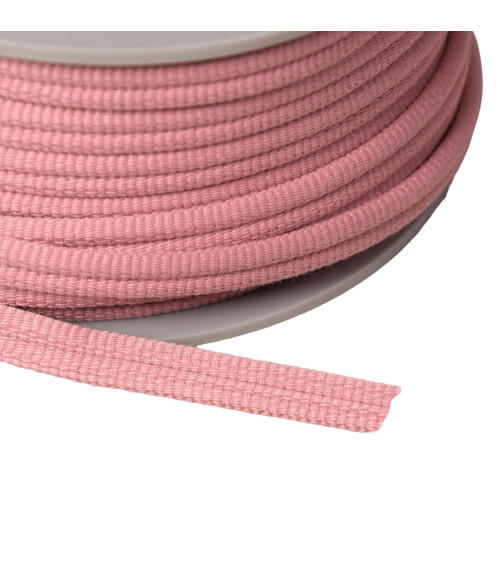 Double cord 9mm old pink by the meter