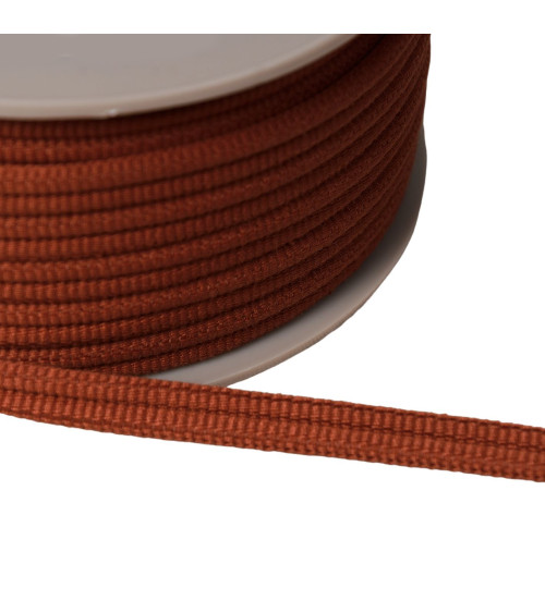 Double cord 9mm rust orange by the meter