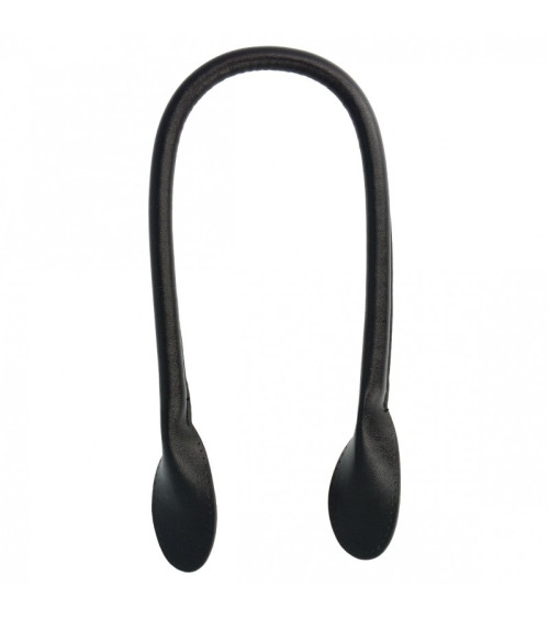 Set of 2 modern bag handles 60 mm black