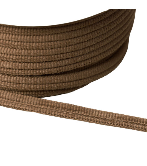 Double cord 9mm light brown by the meter