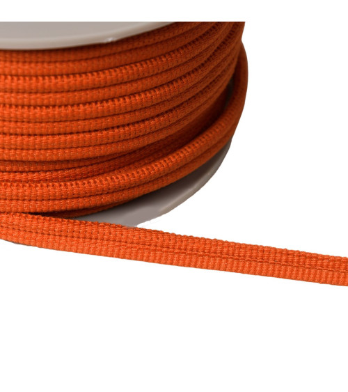 Double 9mm orange bengal cord by the meter