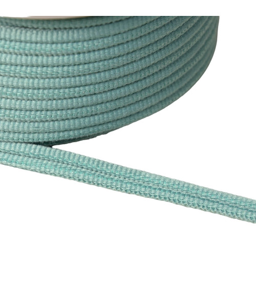 Double cord 9mm green blue by the meter