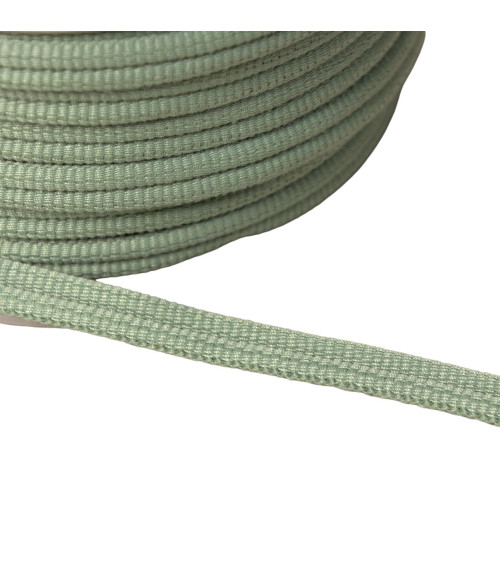 Double cord 9mm almond green by the meter