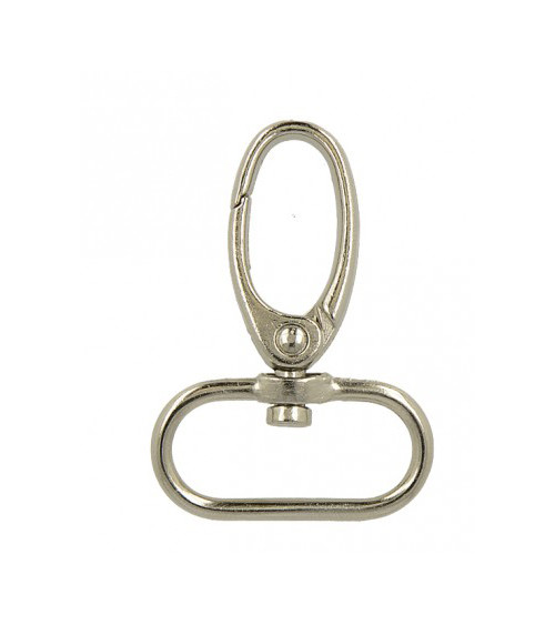 25mm carabiner silver color