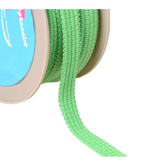 Braid four cords 15mm water green by the meter