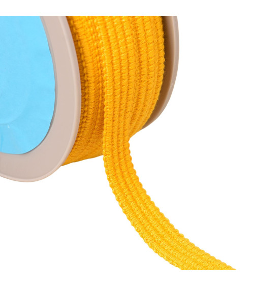 Braid four cords 15mm yellow/orange by the meter