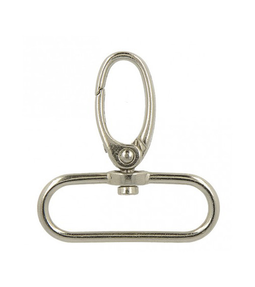 40mm carabiner silver color