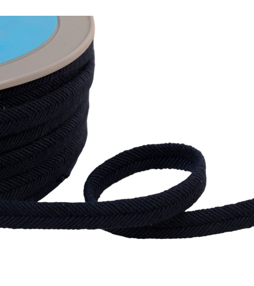 Spool 20m double cord wire 10mm navy blue