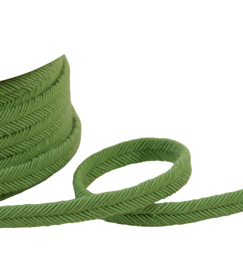 Spool of 20m double cord wire 10mm light khaki green