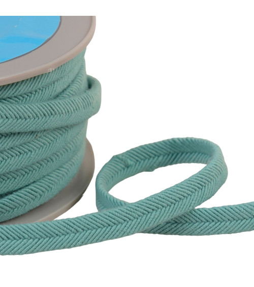 Bobina de 20m cable doble hilo 10mm verde azul