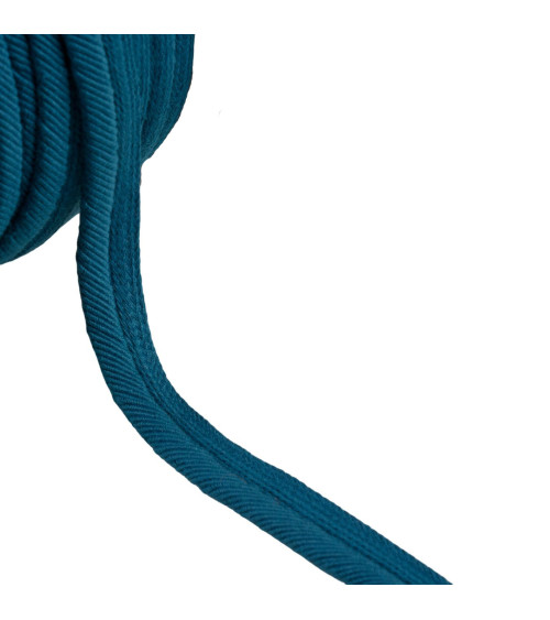 Spool of 20m piping cord threads 6mm duck blue