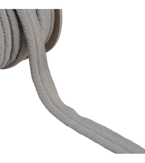 Spool of 20m piping cord threads 6mm light gray