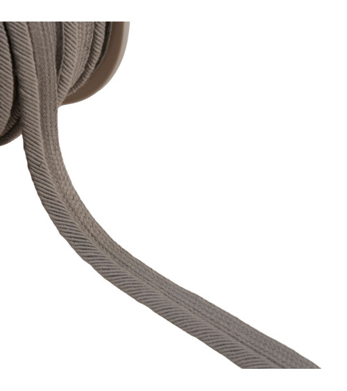 Spool of 20m piping cord thread 6mm gray