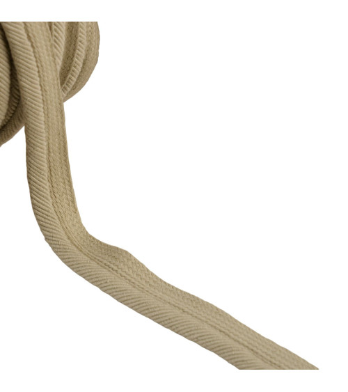 20m reel of piping cord thread 6mm taupe brown