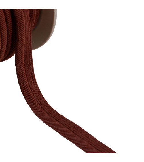 Spool 20m piping cord thread 6mm dark rust orange