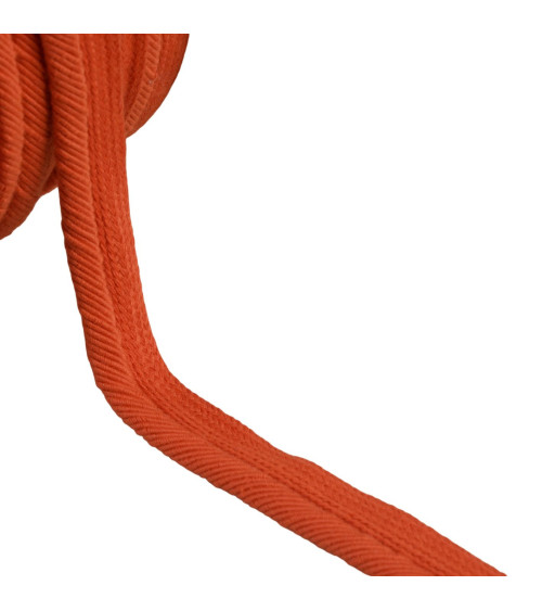 Spool of 20m piping cord threads 6mm orange bengal