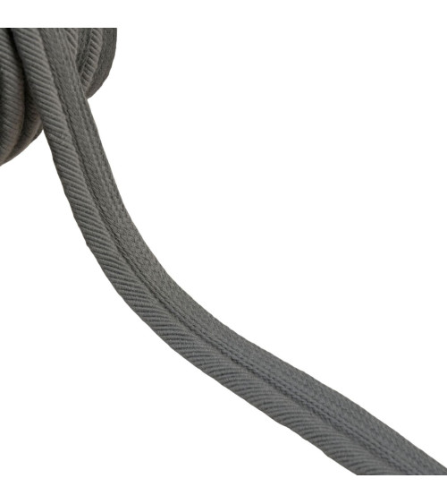 Spool of 20m piping cord threads 6mm light gray