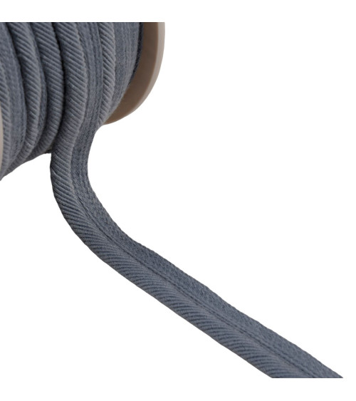 Spool of 20m piping cord thread 6mm gray