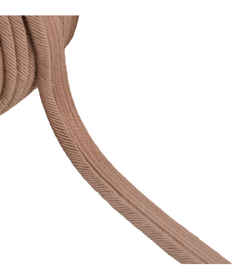 20 m Spule, Paspelschnur, 6 mm, beige/rosa