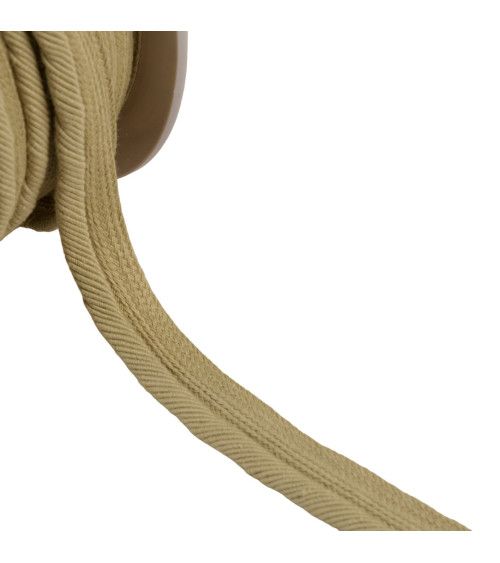 20m reel of piping cord thread 6mm taupe brown