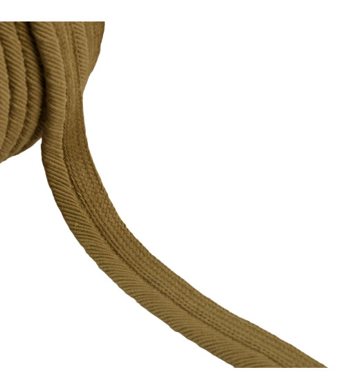 20m reel of piping cord thread 6mm beige/light brown