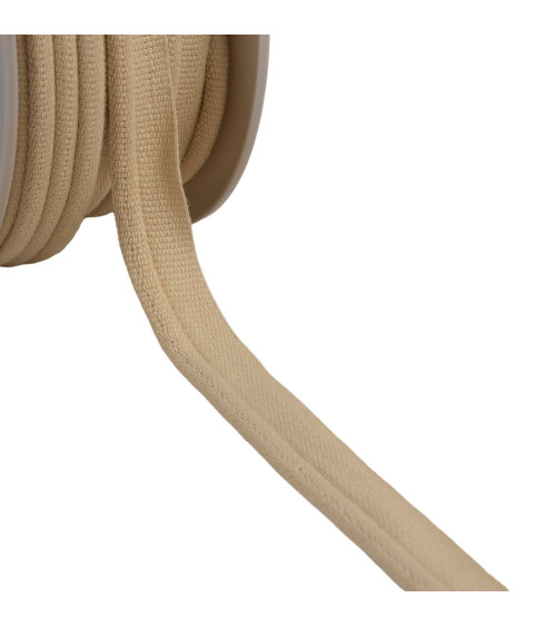 Bobina de 20 m de cordón para ribete 5 mm beige claro