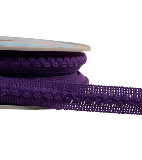 Bobina da 15m treccia onda 18mm viola