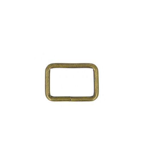 Set di 2 passanti in metallo da 32 mm colore oro antico