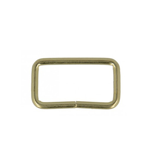 Set of 2 32mm gold-colored metal loops