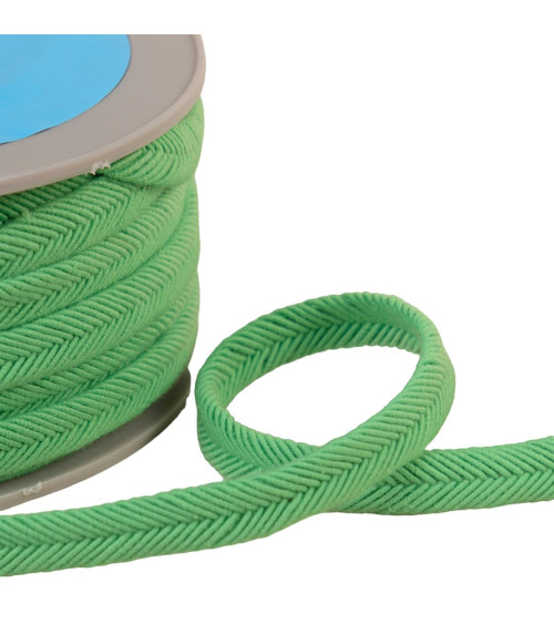 Double cord 10mm water green wire per meter