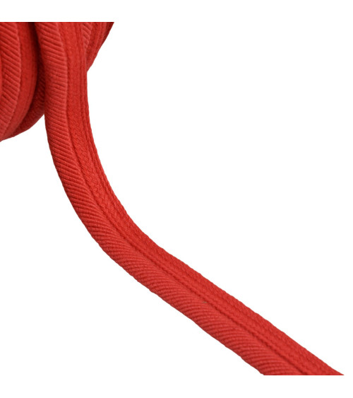 Piping cord thread 6mm red per meter