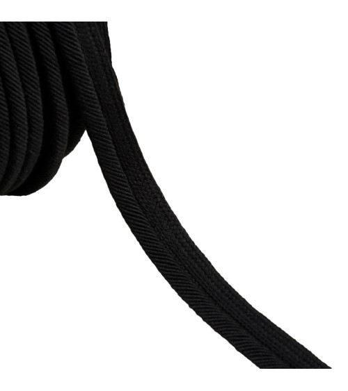 Piping cord thread 6mm black per meter