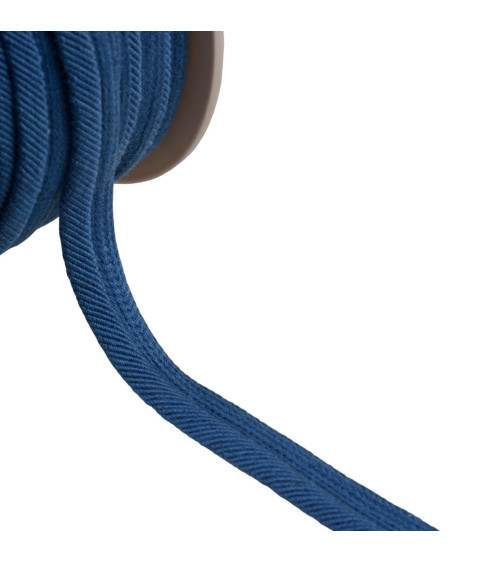 Piping cord thread 6mm blue/red bengal by the meter