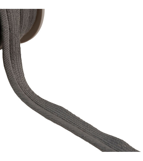 Piping cord thread 6mm medium gray per meter