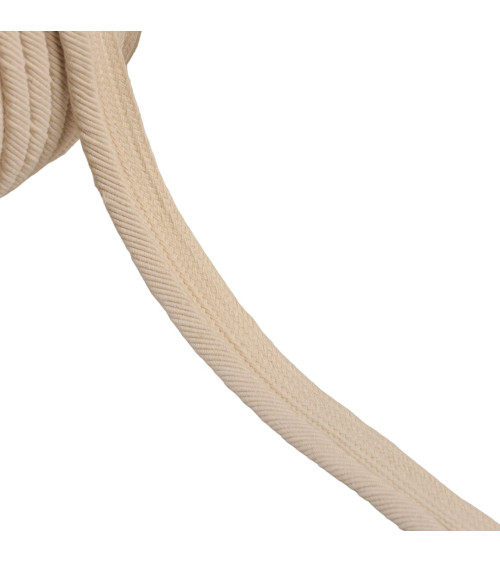 Piping cord thread 6mm ecru per meter