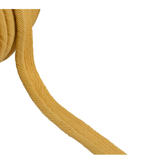 Piping cord thread 6mm yellow/orange per meter