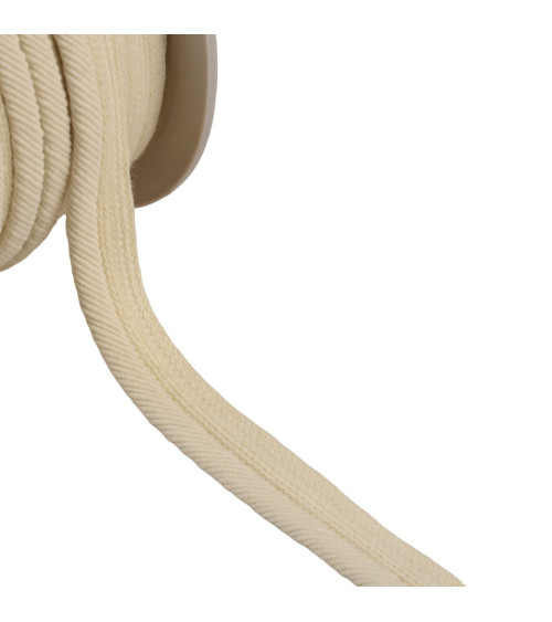 Piping cord thread 6mm ecru/white per meter