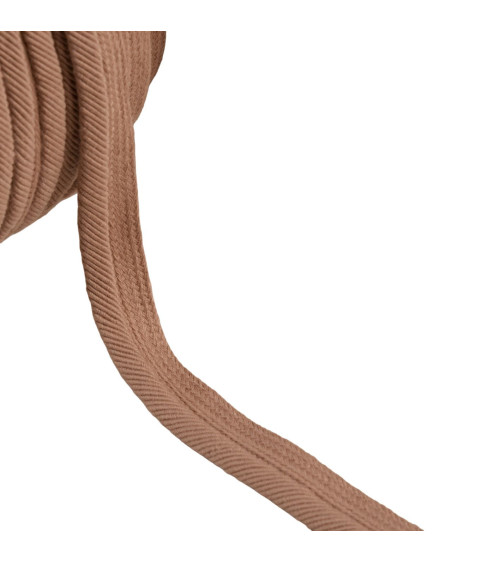 Piping cord thread 6mm dark beige per meter