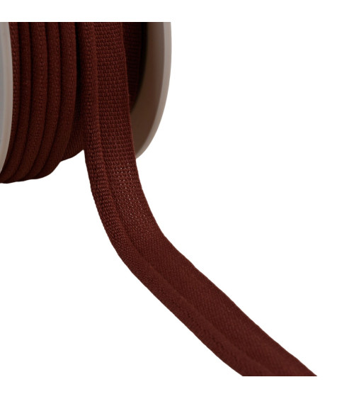 5mm dark rust orange cord piping by the meter