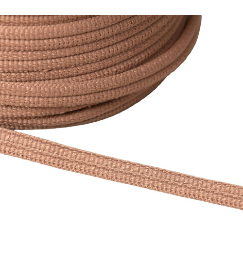 Spool 20m Double cord 9mm dark beige