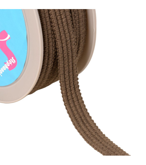 20m reel of braid with four 15mm dark brown cords