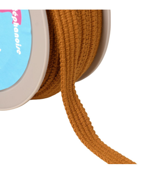 20m reel of braid with four 15mm copper brown cords