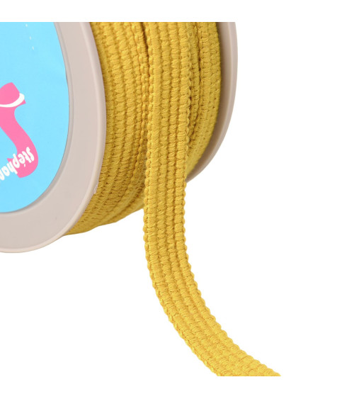 20m reel of braid with four 15mm pale yellow cords