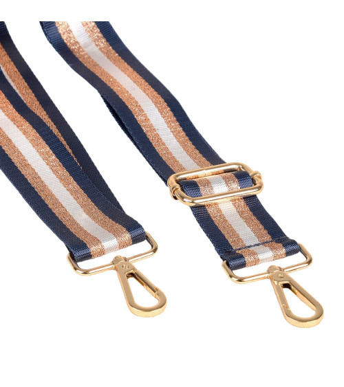 Two-tone strap shoulder strap 40x140cm navy blue