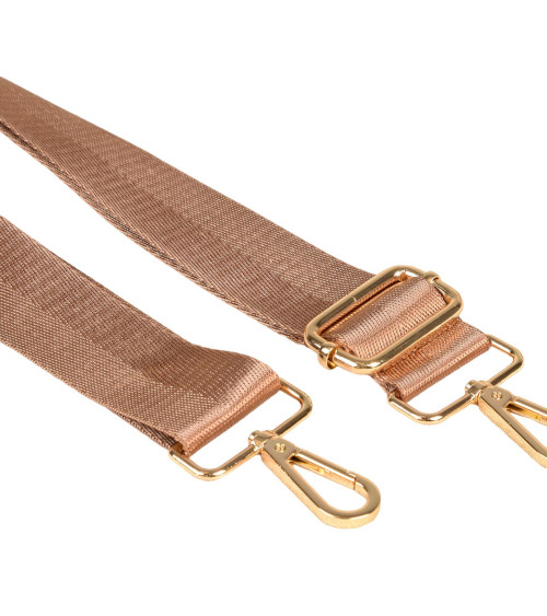 Shoulder strap 40x140cm light brown