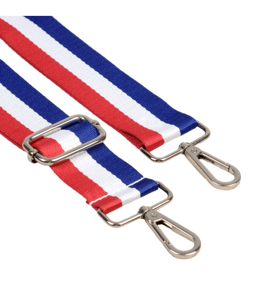 Tricolor strap shoulder strap 40x140cm blue white red