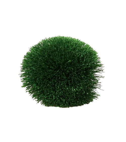 Spilla a fiore soffice 7 cm verde